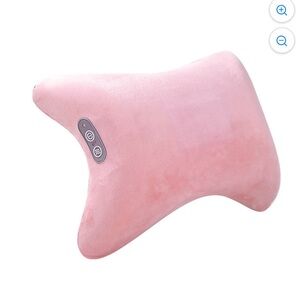 Contoured Neck Support Pillow  Back Pain Muscle Relief Travel Car NO VIBRATIONS